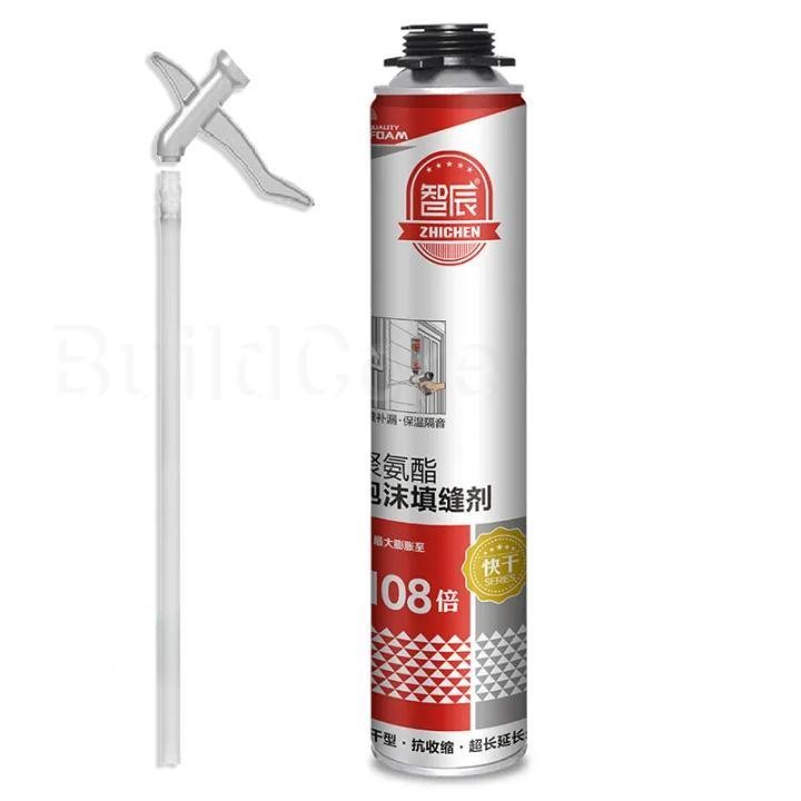 PU Foam Spray (750ml) | Polyurethane Gap Filler | Waterproof Insulation & Soundproof Sealant | 聚氨酯泡沫填缝剂 发泡胶 补墙 隔音 补漏