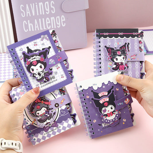 【READY STOCK】Cute Cartoon Portable Notebook | Mini Pocket Journal | Kawaii Stationery for School & Office 可爱卡通记事本