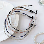 Elegant Pearl Hair Band | Wavy Hair Hoop for Women | Stylish & Comfortable Headwear - HH03 优雅珍珠发箍 女士波浪发带 | 时尚舒适头饰