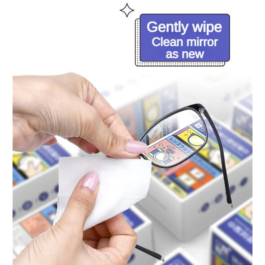 READY STOCK!!! Anti-Fog Wipes for Glasses | Lens Cleaning Wipes | Spectacle & Phone Screen Wipes 防雾眼镜湿巾 | 镜片清洁湿巾