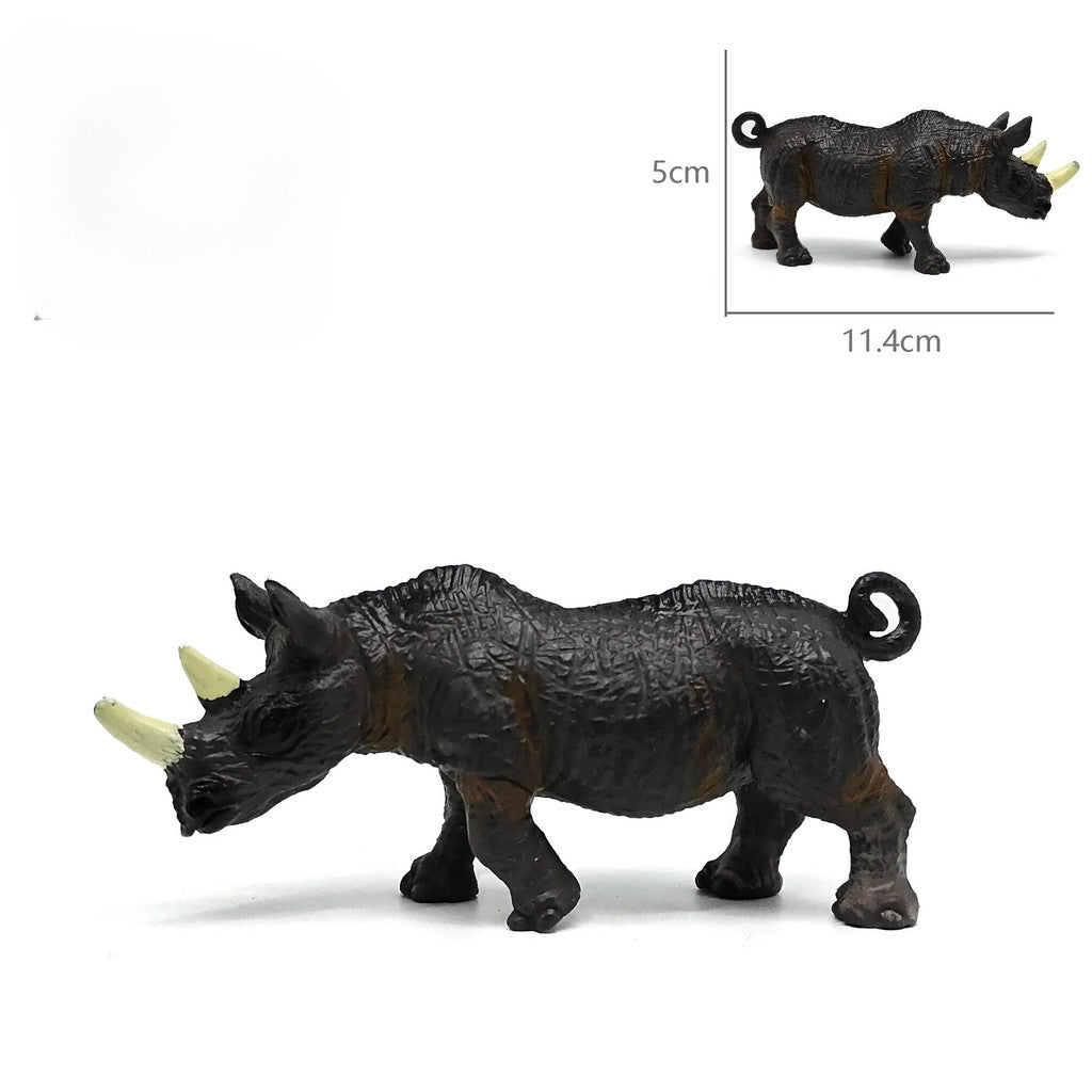 ZOO ANIMAL PRO | 大号橡胶动物玩具：仿真造型、耐摔防撞 | 幼儿早教启蒙 | 现货秒发 Big Rubber Animal Toys for Kids | Educational Learning & Durable Play Set