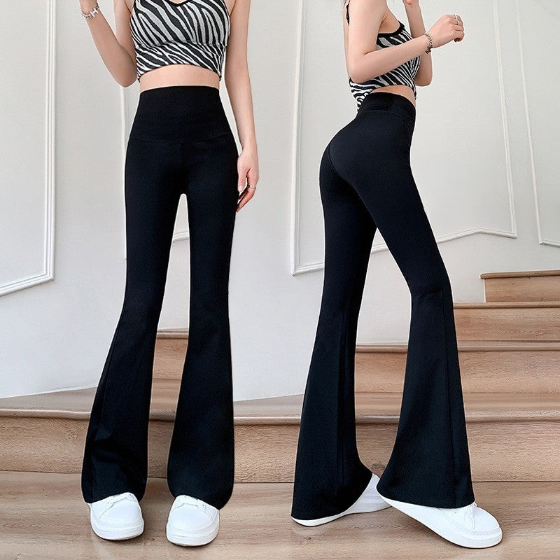 Women’s Flare Shark Pants (C850/C910) | High Waist Tummy Control | High-Elasticity Bootcut Yoga Leggings | Seluar Wanita 女士高腰喇叭裤 鲨鱼裤 提臀显瘦 微喇叭