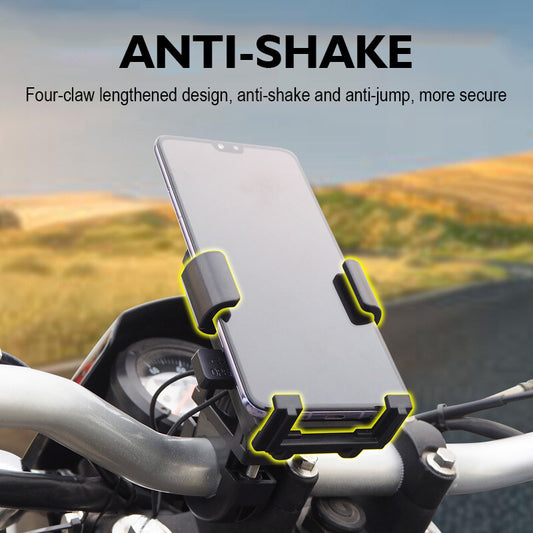 READY STOCK‼️ Motorcycle Phone Holder | 360° Rotation | Side Mirror & Handlebar Mount | 摩托车手机支架 | 360° 旋转 |