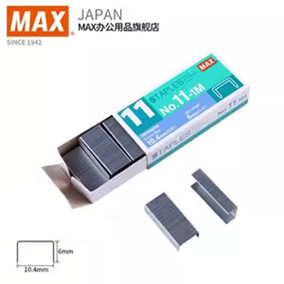 Max Staples No.11-1M 100% Genuine MAX Product MADE IN JAPAN No.11-1M Staple