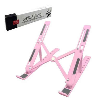(READYSTOCK) Portable Laptop Stand Adjustable Foldable Laptop Holder  Notebook Stand Healthy Posture 便携式笔记本支架