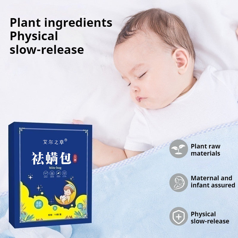 READY STOCK‼️Natural Herbal Mite Bag | Anti-Mite Dehumidifying Sachet | Wardrobe Bed Mattress Mite Removal Freshener 除螨包
