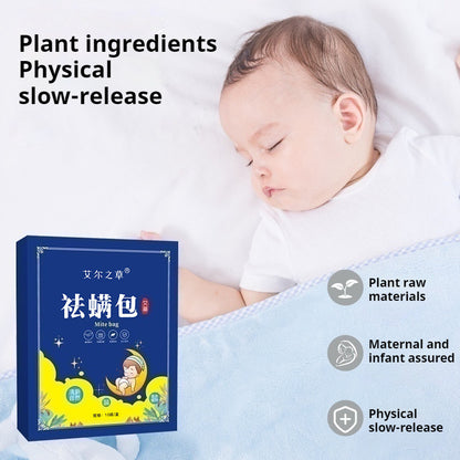 READY STOCK‼️Natural Herbal Mite Bag | Anti-Mite Dehumidifying Sachet | Wardrobe Bed Mattress Mite Removal Freshener 除螨包