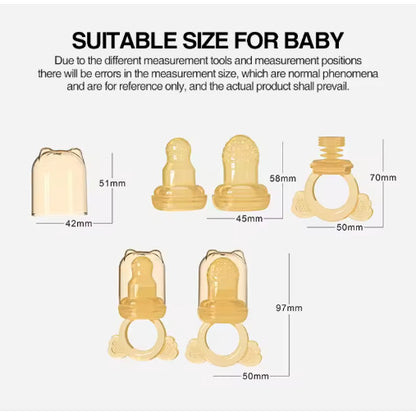 【READY STOCK】Baby Fruit Feeder Pacifier Nnipple Silicon Rotatable| Puting Buah Bayi Silikon Boleh Putar | 婴儿辅食水果咬咬乐