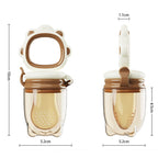 Baby Fruit Feeder Pacifier | Silicone Food Nibbler for Teething | Fruit Sucking Soother | Puting Buah Bayi Boleh Putar 婴儿水果咬咬乐 硅胶辅食 旋转式 磨牙