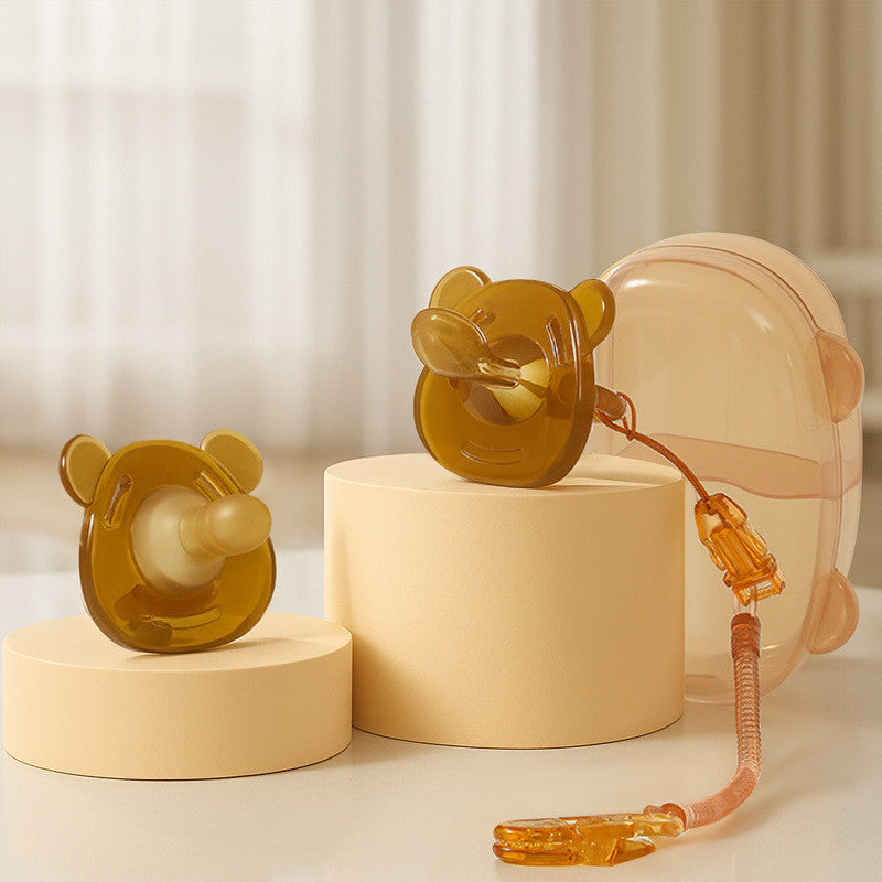 Baby Pacifier Day & Night Set | BPA-Free Soother for Newborns | Mimics Natural Breastfeeding | Puting Bayi Lembut 婴儿日夜型安抚奶嘴 仿母乳 纳米硅胶