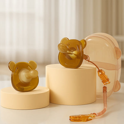 【READY STOCK】Baby Pacifier Day & Night Silicone Soother Nano BPA-Free Nipple Puting Bayi Lembut 婴儿硅胶安抚奶嘴