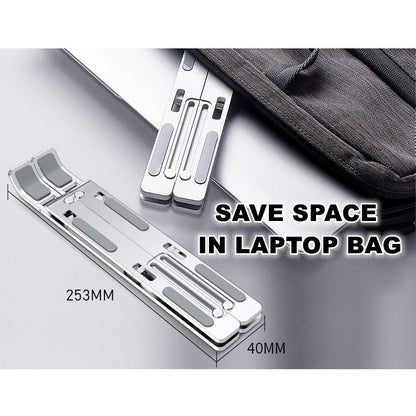 (READYSTOCK) Portable Laptop Stand Adjustable Foldable Laptop Holder  Notebook Stand Healthy Posture 便携式笔记本支架