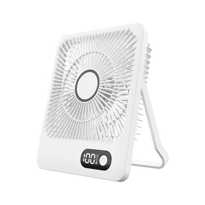 【READY STOCK】6-Inch Clip Fan & Mini Desktop Fan | USB Rechargeable Portable Personal Fan for Home/Office 夹式风扇 & 桌面小风扇