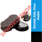 (READYSTOCK) Double Side Shoe Polish Colorless Polishing Sponge Rub Cleaner Wax Applicator Boot Shine Brush 皮鞋鞋油抛光