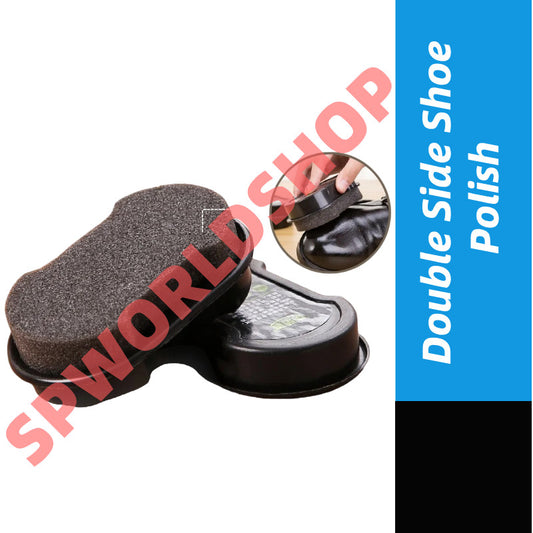 (READYSTOCK) Double Side Shoe Polish Colorless Polishing Sponge Rub Cleaner Wax Applicator Boot Shine Brush 皮鞋鞋油抛光