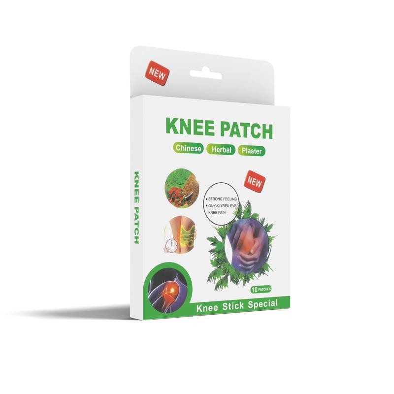 KNEE PAIN PRO | 艾草膝盖贴：热敷理疗、缓解关节痛/炎症 | 曲线设计、服帖持久 | 现货秒发 Herbal Heat Patch for Knee Pain | Arthritis & Joint Inflammation Relief