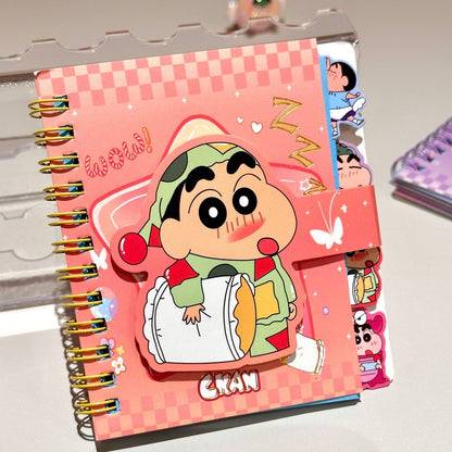 【READY STOCK】Cute Cartoon Portable Notebook | Mini Pocket Journal | Kawaii Stationery for School & Office 可爱卡通记事本