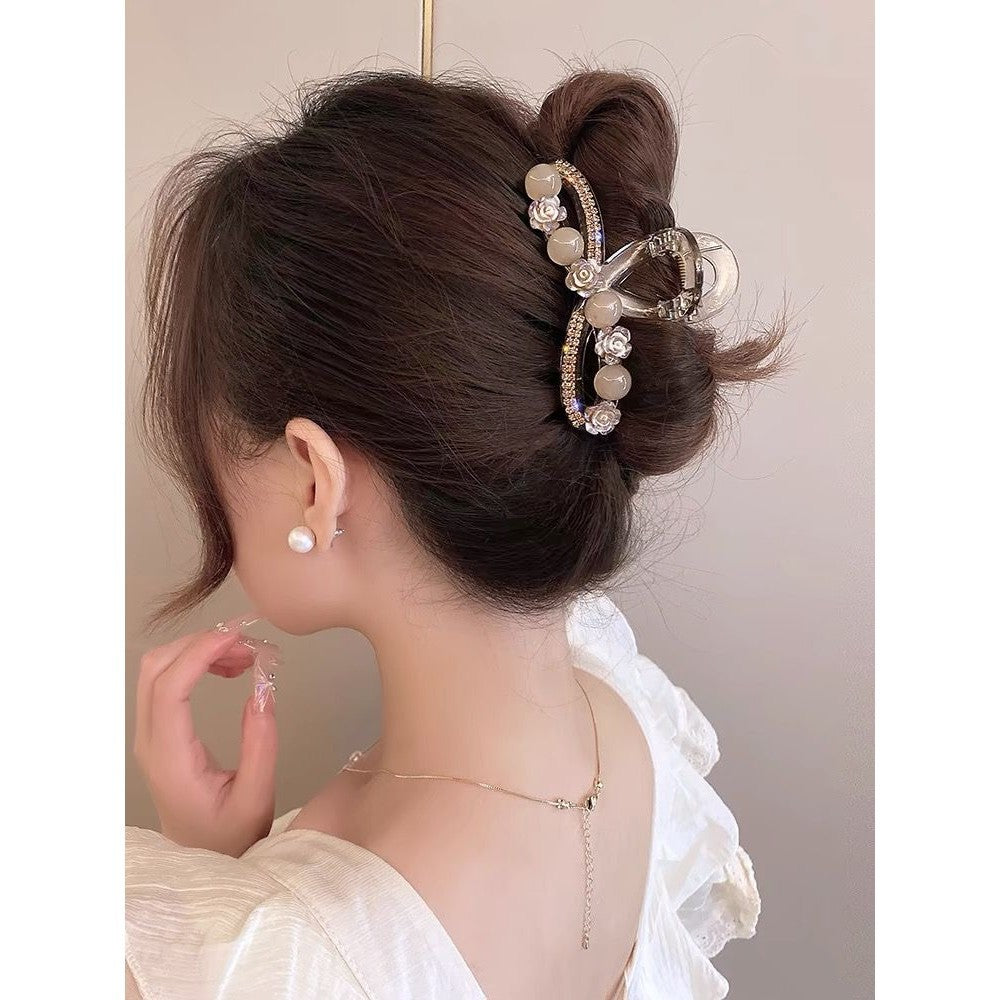 Delicacy Double Sided Butterfly Claw Clip Intersect Sweet Acrylic Hair Clip For Simple Transparent Hair Claw Clips-CSW79