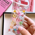 10pcs Cute Gradient Color Hair Clip, Girls' Simple Small Size Hair Clip Bag-CSW5120