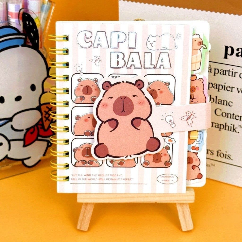 Cute Cartoon Portable Notebook | Mini Pocket Journal for Students | Small Memo Pad School & Office Supplies 可爱卡通记事本 迷你口袋本 随身笔记