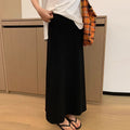 【READY STOCK】Maternity Skirt | Summer Thin Belly Support Midi Skirt | Stylish Slim Fit Pregnancy Skirt Y325 孕妇半身裙