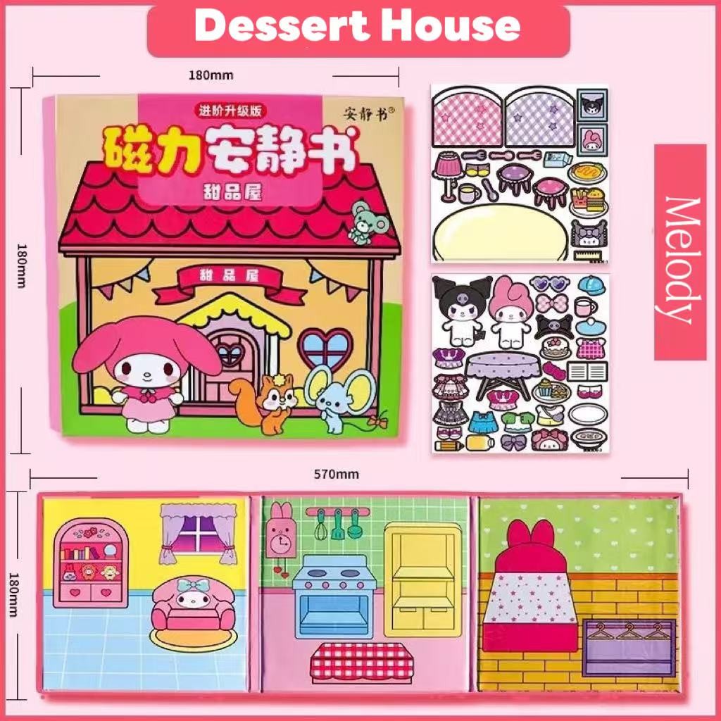 Magnetic Puzzle Book for Toddlers | Educational Learning Book (AJS-002) | Travel Busy Toy & Sensory Game | Mainan Budak 磁性安静书 益智贴纸书 专注力训练 亲子互动