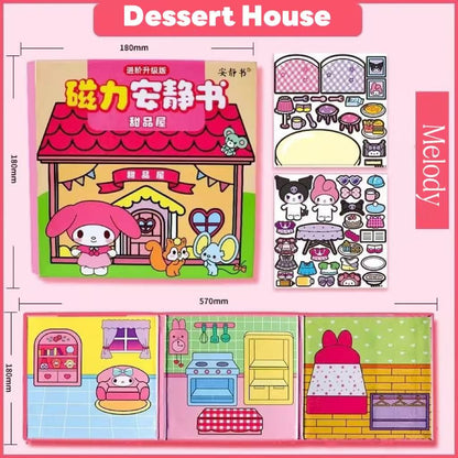 【READY STOCK】Magnetic Quiet Book | Montessori Educational Book | Learning Activity Puzzle Game for Toddlers 磁力安静书AJS-002