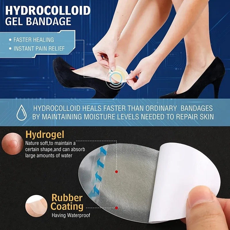 MULTI-FOOTCARE | 后跟贴/鞋头塞/防磨垫：多款可选、解决鞋大磨脚 | 男女通用、高弹舒适 | 现货秒发 Adjustable Heel Pads & Toe Fillers | Multi-Choice Anti-Wear Cushion Inserts