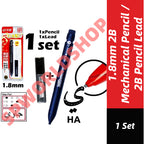 2B Mechanical Pencil / Calligraphy Khat / Pencil Tulis Jawi 2B 1.8mm / 1SET #8685 #G943