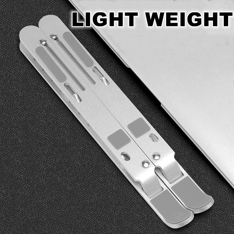 (READYSTOCK) Portable Laptop Stand Adjustable Foldable Laptop Holder  Notebook Stand Healthy Posture 便携式笔记本支架