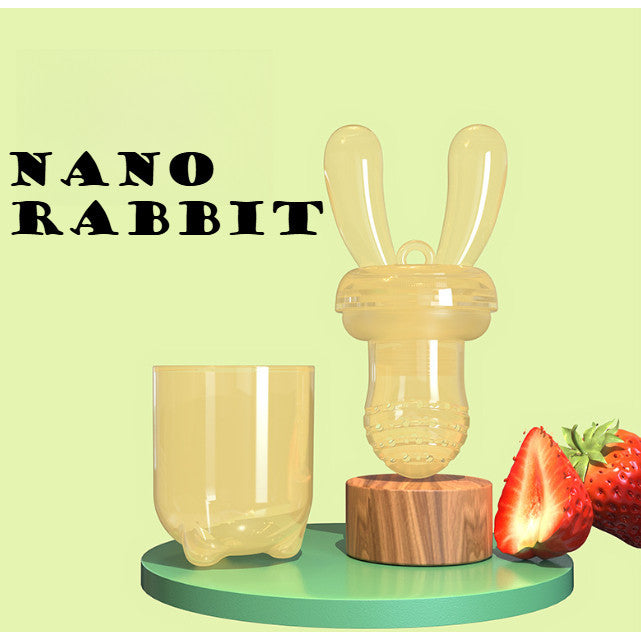 Baby Fruit Feeder Pacifier | Silicone Food Nibbler for Teething | Fruit Sucking Soother | Puting Buah Bayi Boleh Putar 婴儿水果咬咬乐 硅胶辅食 旋转式 磨牙