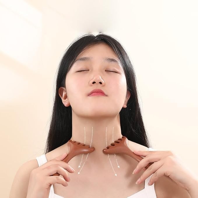 Body Meridian Massage Comb | Deer Antler Acupuncture Comb | Improve Blood Circulation | Anti-Static Hair Brush 经络按摩梳