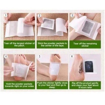 【READY STOCK】KINOKI Detox Foot Pad Cleansing Herbal Patch for Body Toxin Removal Foot Patch for Sleep & Circulation 艾草足贴