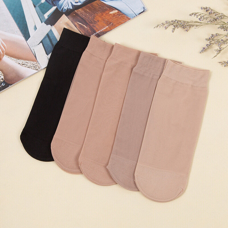 【READY STOCK】Women’s Viscose Nylon Stockings | Anti-Snag Short Socks | Stokin Wanita | 女士粘纤防勾丝袜