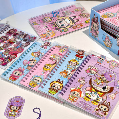 【READY STOCK】Cute Cartoon Portable Notebook | Mini Pocket Journal | Kawaii Stationery for School & Office 可爱卡通记事本