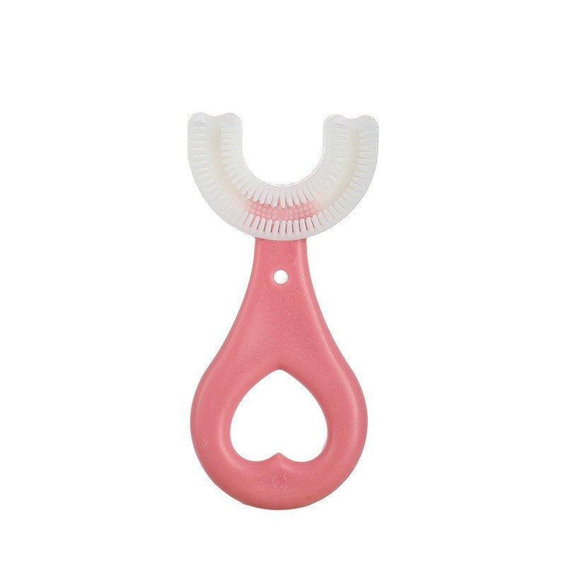 READY STOCK‼️ U-Shape Kids Toothbrush | Soft Silicone Brush for 2-6 / 6-12 Years 儿童U型牙刷 | 软硅胶刷头