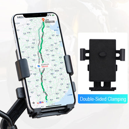 READY STOCK‼️ Motorcycle Phone Holder | 360° Rotation | Side Mirror & Handlebar Mount | 摩托车手机支架 | 360° 旋转 |