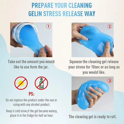 READY STOCK!!! 160g Multipurpose Super Clean Magic Gel | Car Dust Remover Cleaning Gel 清洁魔力胶 | 车用除尘清洁胶
