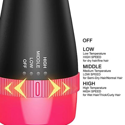 【READY STOCK】Hot Air Brush 4-in-1 Hair Dryer Volumizer Styler | Straightening Curling Blow Dryer Comb 热风梳 MO82