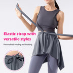 [FIT & CONFIDENT] 运动底气 | 8060 遮臀系带裙：速干透气，告别尴尬线条 Aesthetic Sporty Cover Skirt | Quick-Dry & Confidence Boost