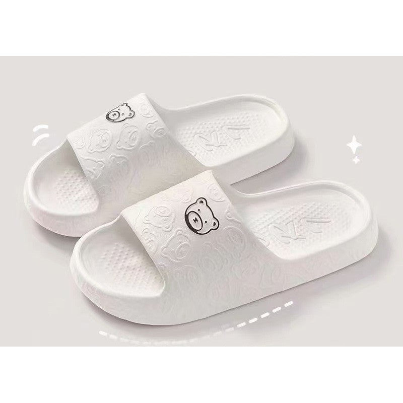 【ANTI-SLIP】Women’s Soft Cloud Slippers (B2024) | Lightweight Indoor Outdoor Sandals | Thick Sole Non-Slip Flip Flops | Selipar Perempuan 女士防滑拖鞋 踩屎感 浴室居家