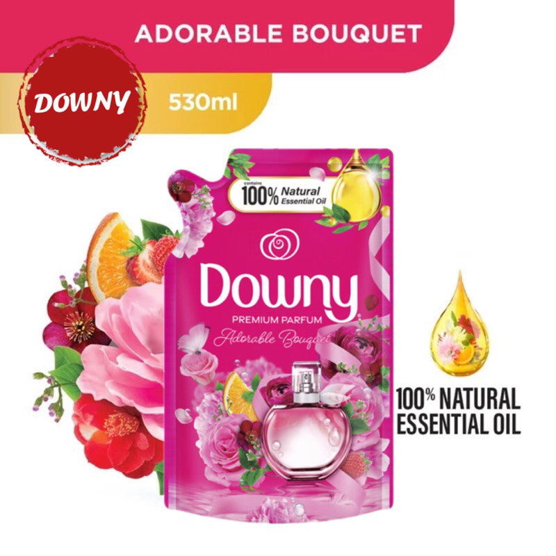 ✅ READY STOCK‼️ Downy Konsentrat Pewangi Pakaian Refill 590ml/530ml | Softener Fabrik Harum Tahan Lama