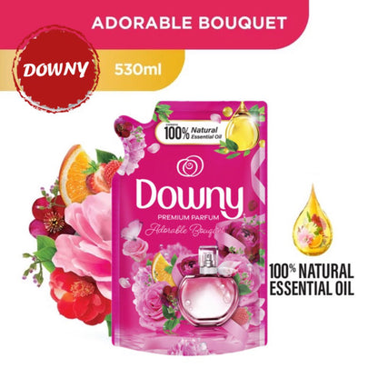 ✅ READY STOCK‼️ Downy Konsentrat Pewangi Pakaian Refill 590ml/530ml | Softener Fabrik Harum Tahan Lama