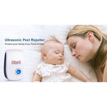 (READY STOCK)Ultrasonic Pest Repeller | Plug-in Electronic Pest Control | Effective Against Cockroach, Rat,   超声波驱虫器