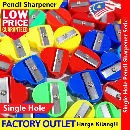 【10-PCS】 Fancy Pencil Sharpener Manual Plastic Basic Pencil Sharpener #Pencil #卷笔刀 #2338 #2339
