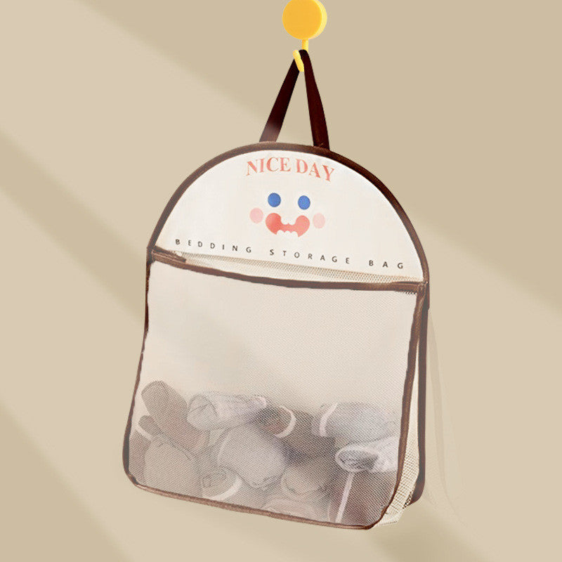 Hanging Underwear Organizer | Dustproof Closet Storage Pouch | Multi-Purpose Wall Door Hanging Bag C1 悬挂式储物袋 网纱透气 宿舍收纳 挂钩式收纳