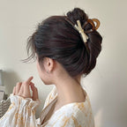 Delicacy Double Sided Butterfly Claw Clip Intersect Sweet Acrylic Hair Clip For Simple Transparent Hair Claw Clips-CSW79