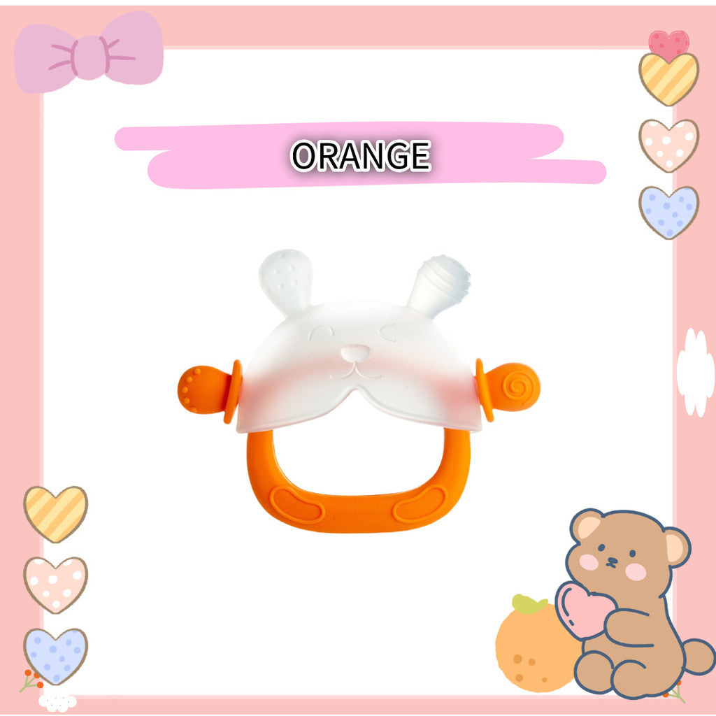 【BPA-FREE】Silicone Baby Teether (Soft & Safe) | Infant Teething Toy for Gum Relief | Gigitan Bayi Silikon Selamat 婴儿硅胶牙胶 磨牙棒 缓解牙龈酸痛