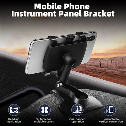 (READYSTOCK) 360° Dashboard Car Phone Holder | Universal Navigation Bracket | Non-Slip & Adjustable | ZH-8  车载仪表盘手机支架