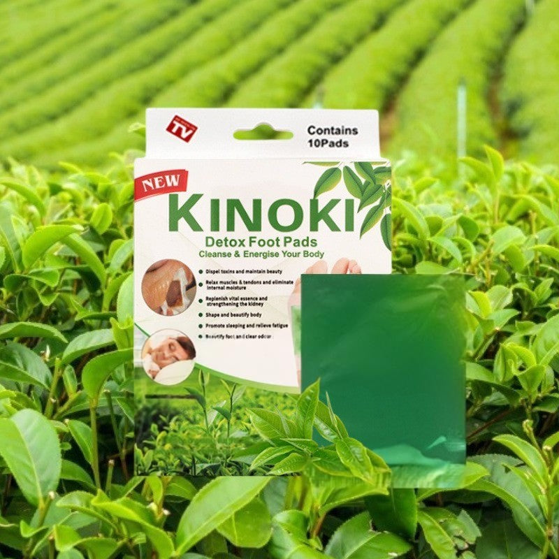 【READY STOCK】KINOKI Detox Foot Pad Cleansing Herbal Patch for Body Toxin Removal Foot Patch for Sleep & Circulation 艾草足贴